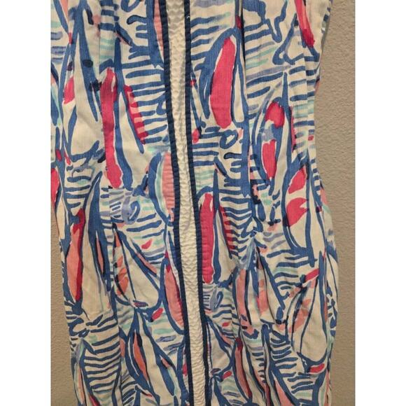 Lilly Pulitzer Pearl Shift Dress Women's Size 0 Sailboat Print Short - Picture 2 of 9